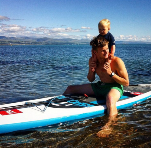 paddle-board